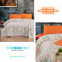 ETEHOMETEX ÇİFT KİŞİLİK BASKILI PAMUK PİKE BAHAR 8696474231842